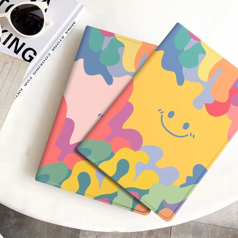 Funda For Redmi Pad SE 8 7 Case HD Cartoon-Print Book Flip Tablet Cases For Redmi Pad SE 11 Case For Xiaomi Redmi Pad SE 8.7inch