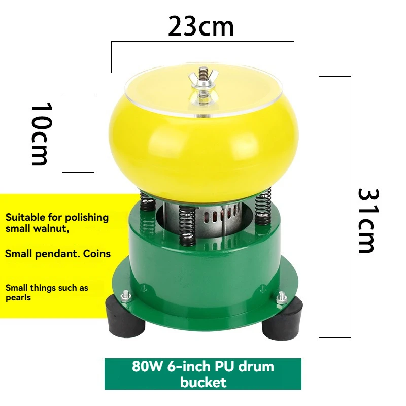 

10inch Jade Vibration Polishing Machine High-power Automatic Vibration Jade Grinding Machine Polishing Wenwan Vibration Bucket