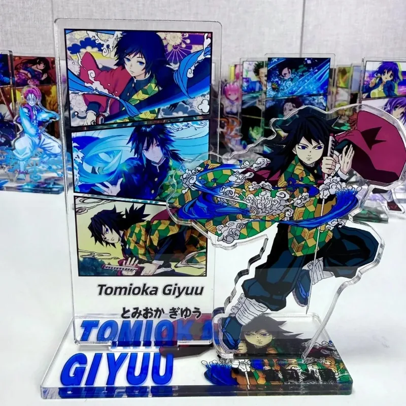 

Demon Slayer: Kimetsu No Yaiba акриловая фигурка-подставка Hashibira Inosuke Kamado Tanjirou аниме периферийные устройства студенческий настольный орнамент