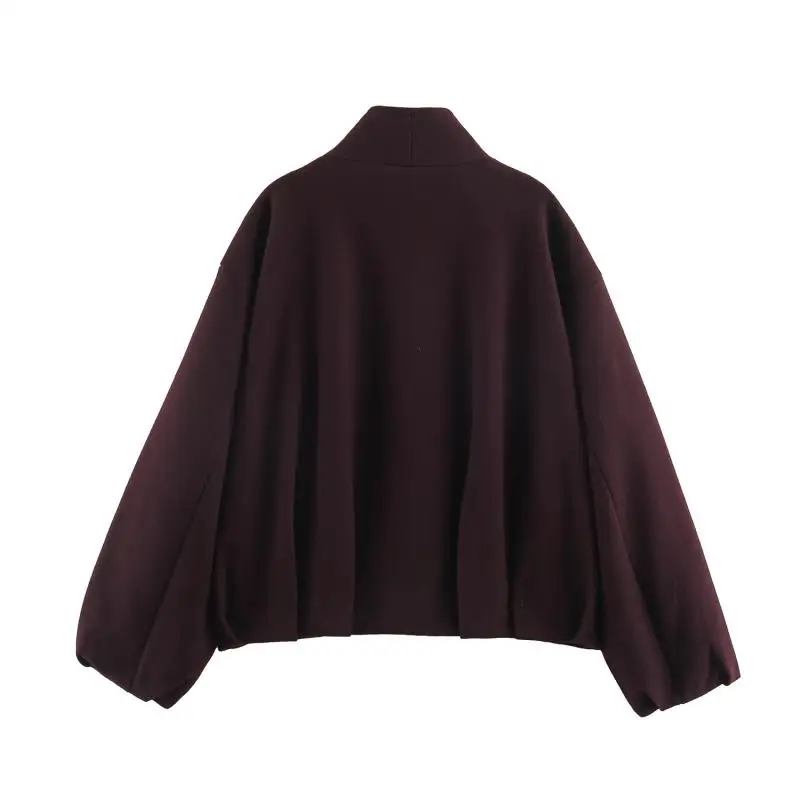 Maxdutti Nordic Minimalist Women's Clothing New Fashion Versatile Simple Strap Decoration Double-sided Cotton Jacket Carigans