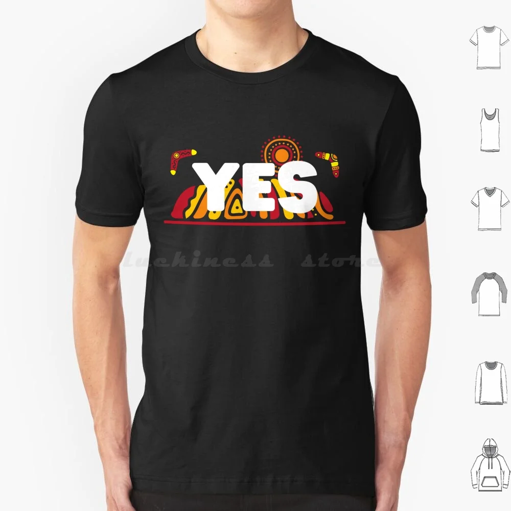 Vote Yes T Shirt Cotton Men Women Diy Print Indigenous Voice To Parliament Uluru Statement Referendum Australia Vote Yes Yes