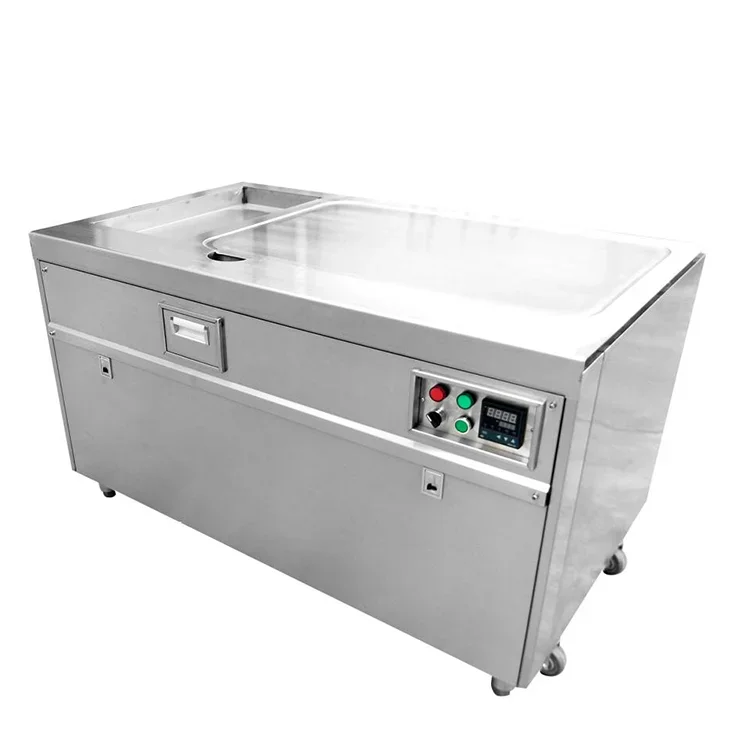 best seller Commercial Stainless Steel Teppanyaki Grill Flat Top Griddle Table For Restaurant Catering Kitchen Equipment