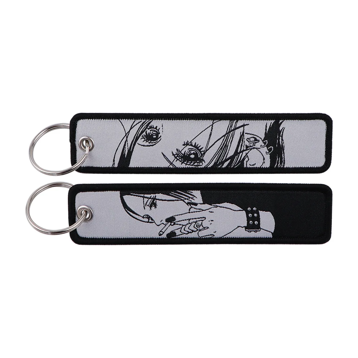 Anime bestickter Schlüssel JET Tag Schlüsselanhänger Cartoon Schlüsselanhänger Auto Motorräder Schlüssel Schlüsselanhänger Halter Schmuck Geschenke Anhänger Zubehör