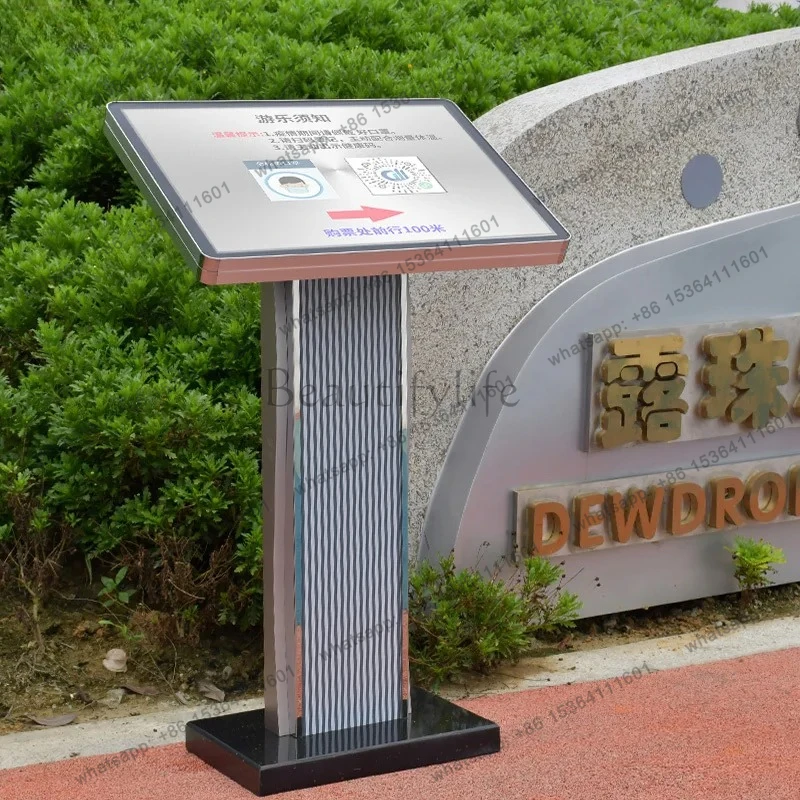 Display Stand Floor Standing Guide Signage Promotional Board