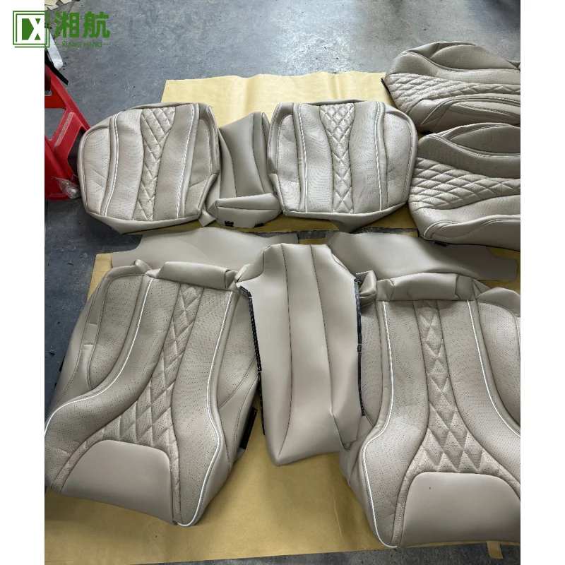 Suitable for Waterproof PU Leather Covers Full Set Universal Luxury Car Seat Cushions 9 Pcs for Cars