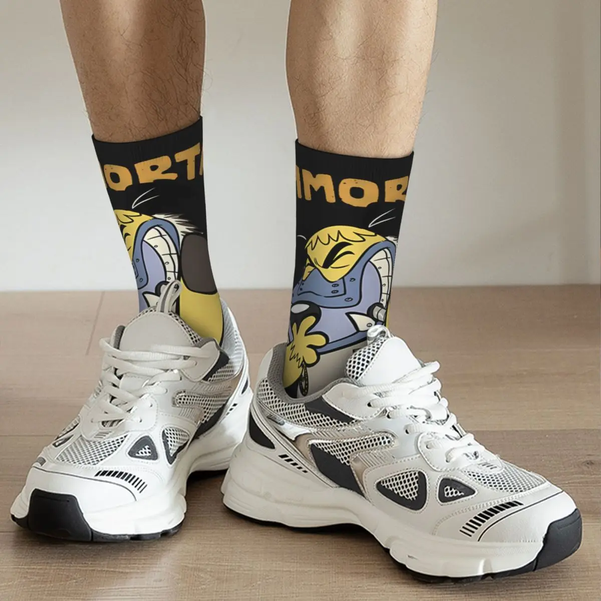 Vintage Fans Men's compression Socks Unisex W-Wacky Races Harajuku Pattern Printed Novelty Crew Sock