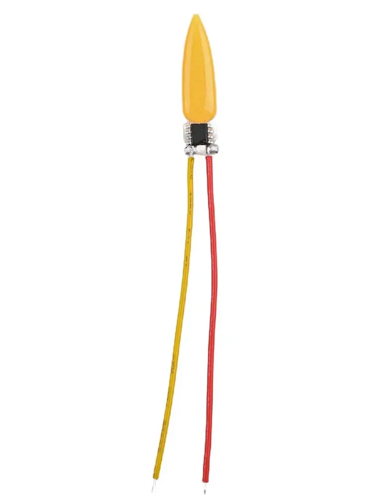 Flame LED Circuit Board With Flickering Candle Light Effect For DIY Lamps And Crafts Battery Compatible Compact Size With Wire