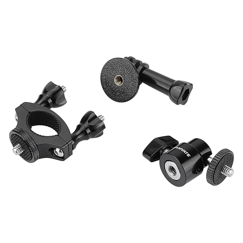 CAMVATE Camera Rod mocowanie zaciskowe uchwyt z regulowaną głowicą kulową 1/4 "śruba i GoPro Monopod Adapter do montażu HD HERO 1 2 3 4