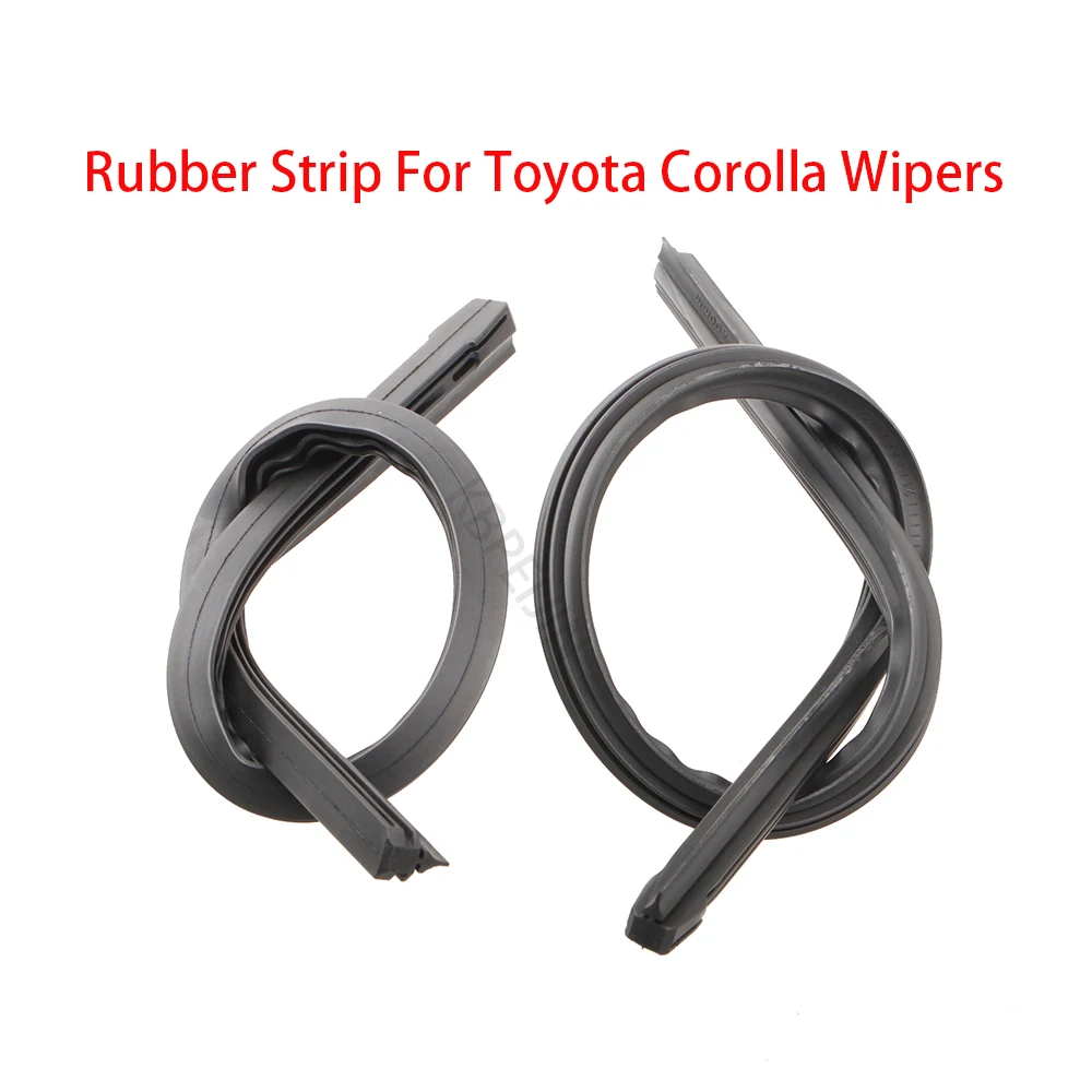 1Set Voor Toyota Corolla 2007-2022 Auto Ruitenwisser Mes Rubberen Strip Navulling Ruitenwissers Accessoires