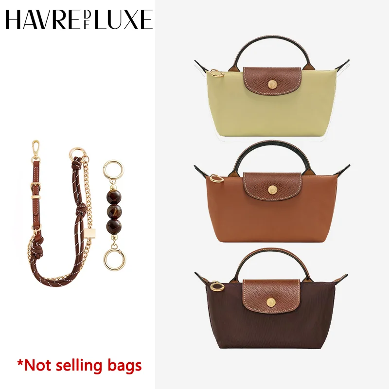 Bag Shoulder Strap Insert For Longchamp Mini Without Punching Strap Durable Fashion Bag Modification Bag Accessories