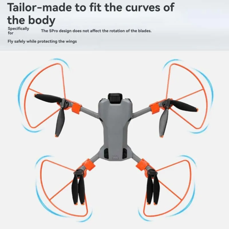 อุปกรณ์เสริมโดรน AA60 สำหรับ DJI MINI 5 PRO ตัวป้องกันใบพัดป้องกันการชนกัน ป้องกันใบพัดและโครงป้องกัน