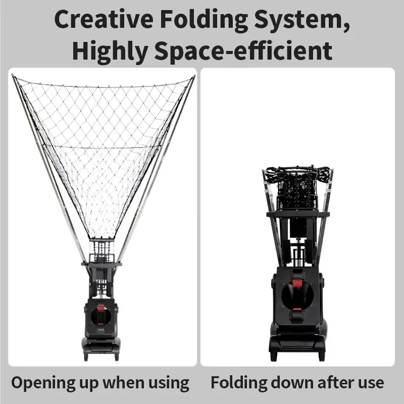 الجملة معدات التدريب التحكم عن بعد كرة السلة آلة الرماية الارتداد #4