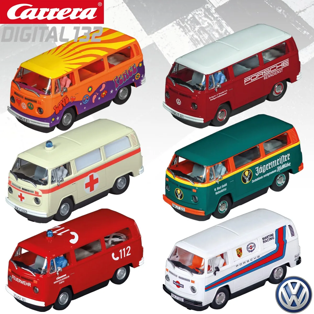 Carrera スロットカー 1:32 デジタル VWバス T2b