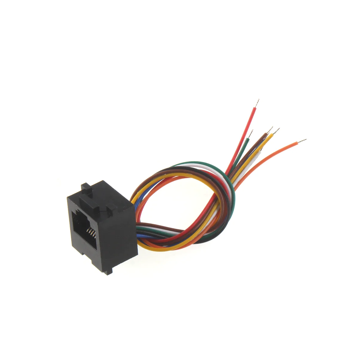 5PCS Crystal head socket 616E 623K 616M 641D RJ11/RJ12/RJ45 wire-connected network telephone female connectorcs