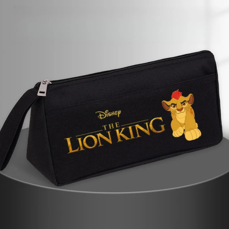 Mufasa Lion King Student Pencil Case Movie Cartoon Printed Pencil Bag Kids Go School Stationery Portable Storage Cute Anime Gift