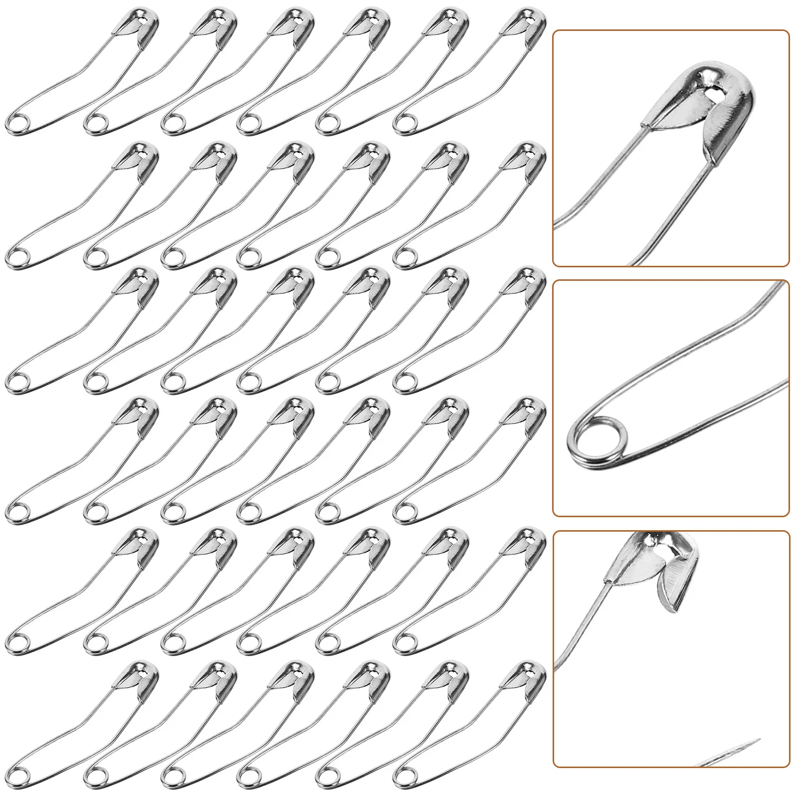 

200Pcs Curved Sewing Pins Stainless Steel Firm Sharp for Craft Boutonniere Corsages Shirt Fastening Metal Quilting Pin