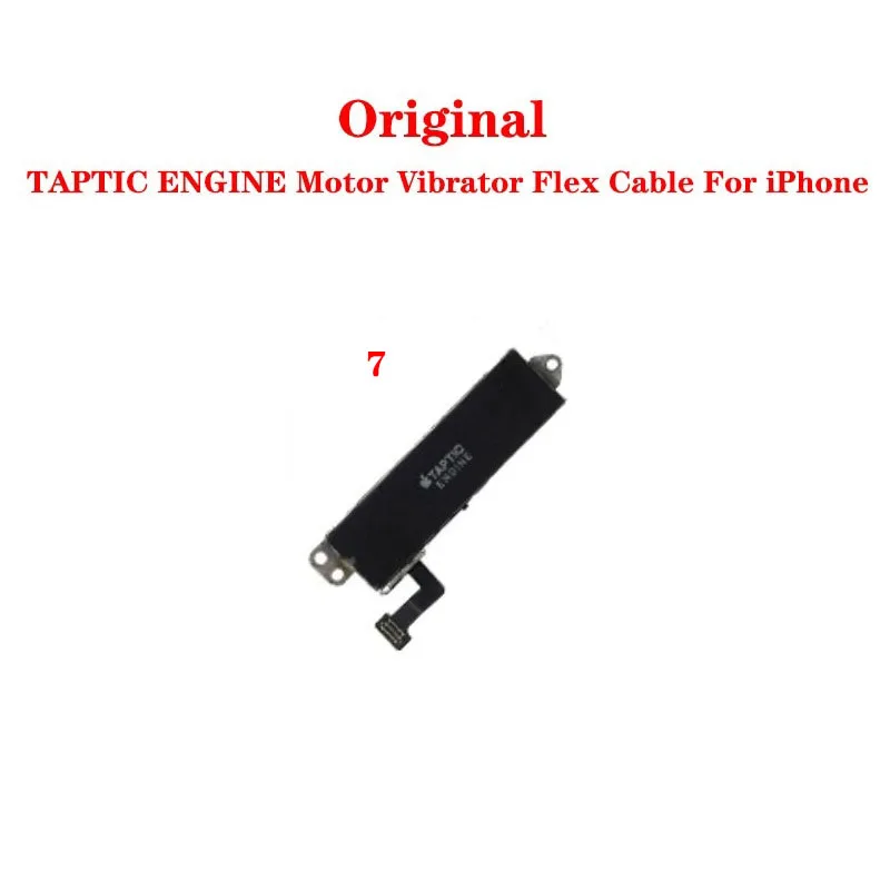 Tapptic motor vibrador motor para iphone 7, 8 plus, cabo flexível