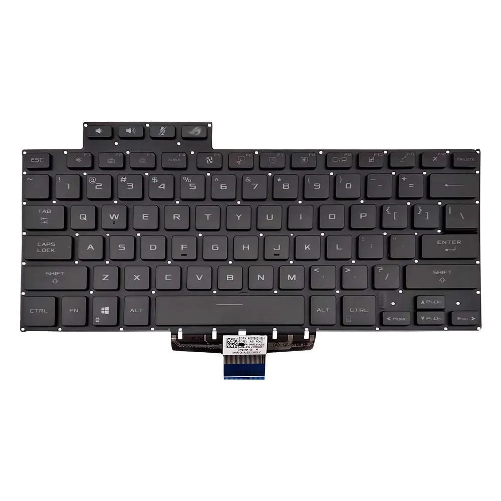 GU603H Laptop Keyboard For ASUS ROG Zephyrus M16 GU603HE GU603HM GU603HR GU603ZE GU603ZM GU603ZW GU603ZX United States US Black