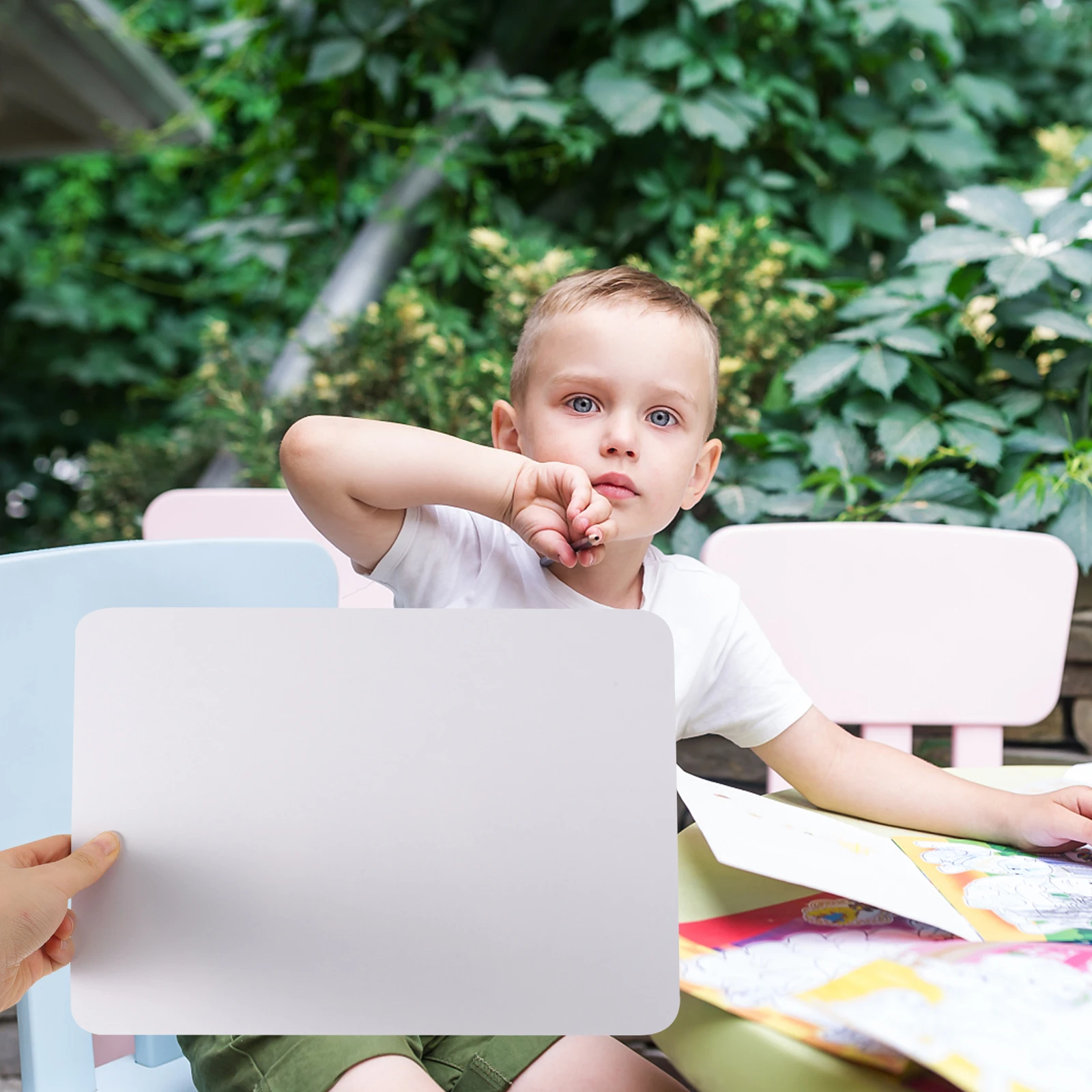 3 szt. Tablicy suchościeralne dla dzieci, dwustronne, przenośne, małe tablice do pisania, do nauki w klasie, mała tablica suchościeralna