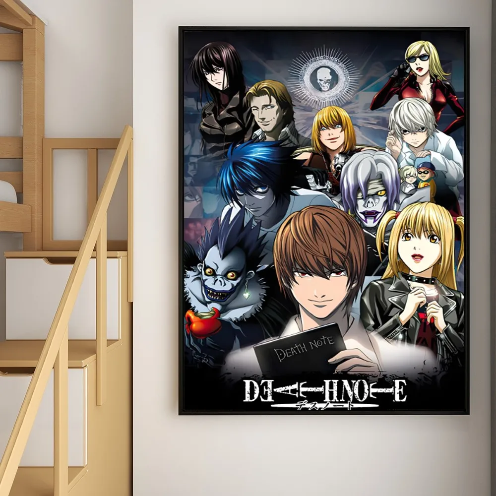 Death Note Anime Poster Paper Print Home Living Room Bedroom Entrance ...
