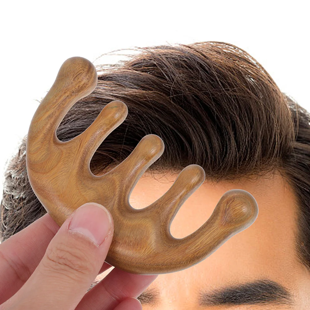 

2Pcs Verawood Wide Tooth Comb Scalp Massage Tool No Static Hair Detangler Comfortable Portable Wooden Comb for Long Short Hair