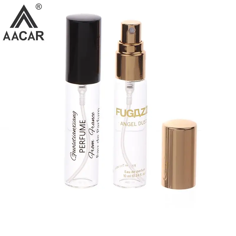 10ml Mini Portable Perfume Bottle Spray Refillable Cosmetic Sample Glass Bottling Empty Container