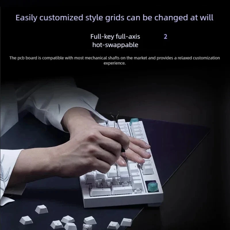 لوحة مفاتيح سلكية جديدة من Logitech G316 X Flash Dragon 8K مخصصة للألعاب مع أقدام قابلة للإزالة ومفتاح كامل ومقبض دوار للوسائط المتعددة RGB