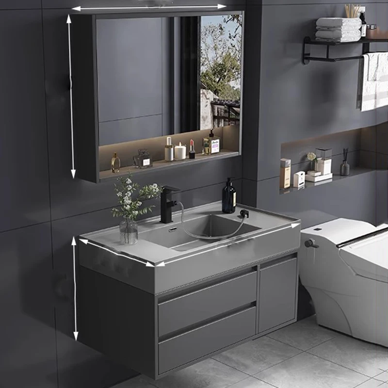 Luxury Skincare Bathroom Cabin - огляд і ціна Home Bathroom Vanity Combo