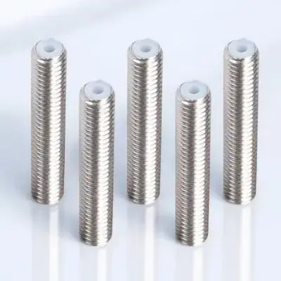 

5Pcs 3D Printer Extruder Tube Stainless Steel Screw Ptfe Liner Smooth Filament Feed Thermal Barrier Tube Replacement for 175Mm