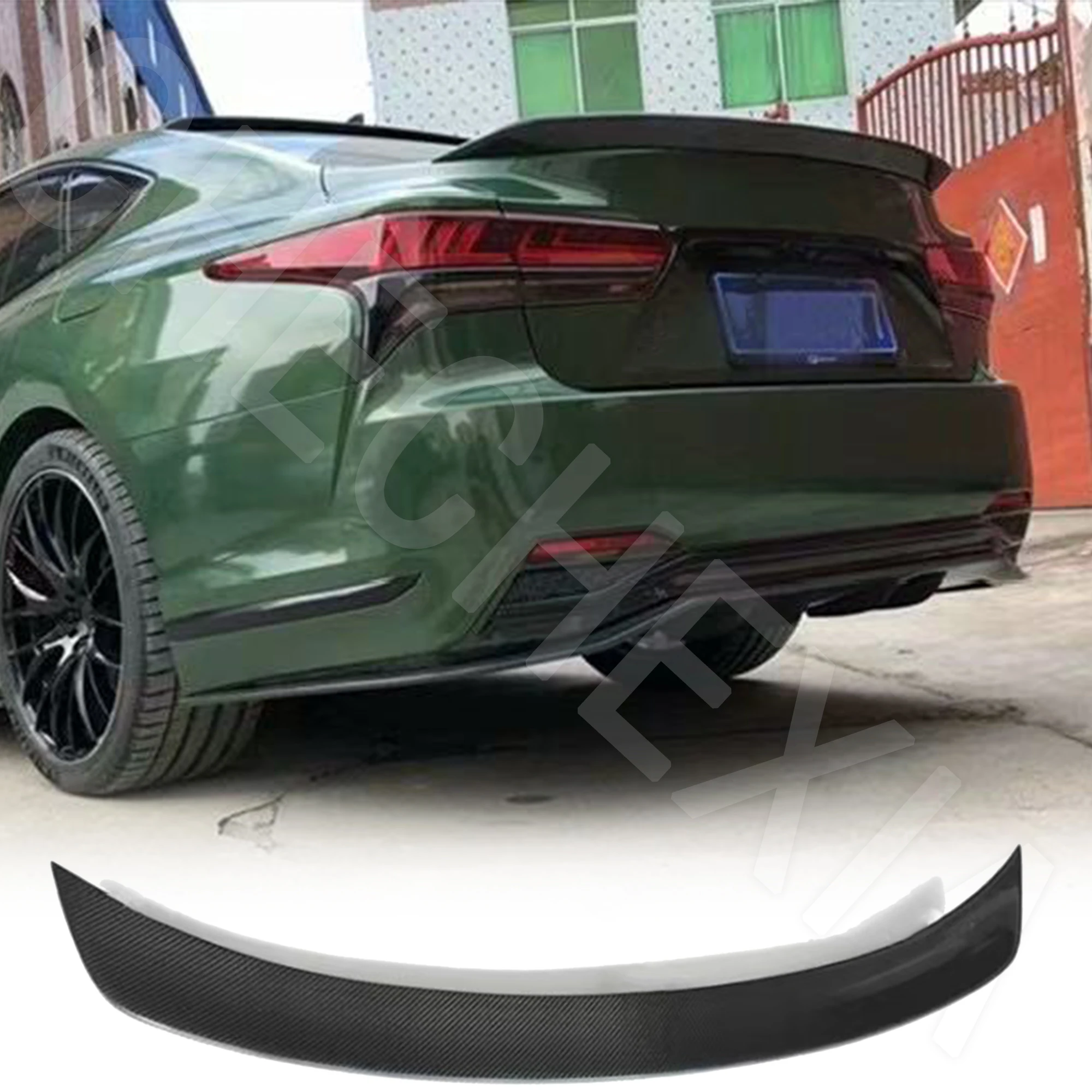 

Suitable for Lexus LS LS500 500H 2018 2019 2020 2021 2022 2023 Premium Carbon Fiber Spoiler Carbon Spoiler Car 4-Door Rear Wing