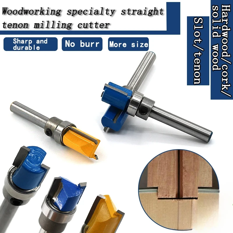 Special tool for opening tenon of guitar sound barrel guitar making accessories tool woodworking trimming machine with bearing s