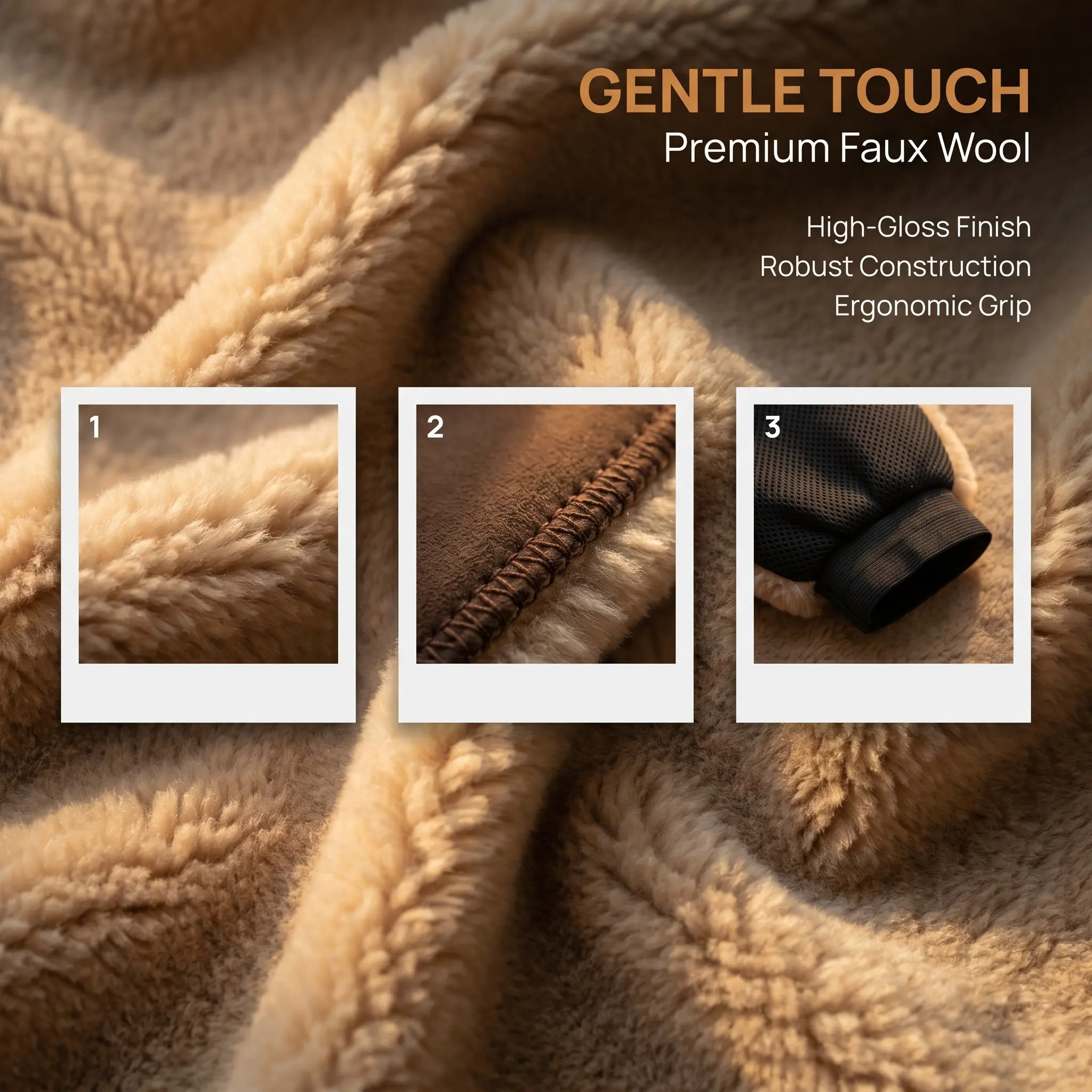 3Pcs Polishing Cloth Shoe Polishing Gloves Home Use Boots Shine Buffing Cleaning Shoeshine Shoe Shine Wipes