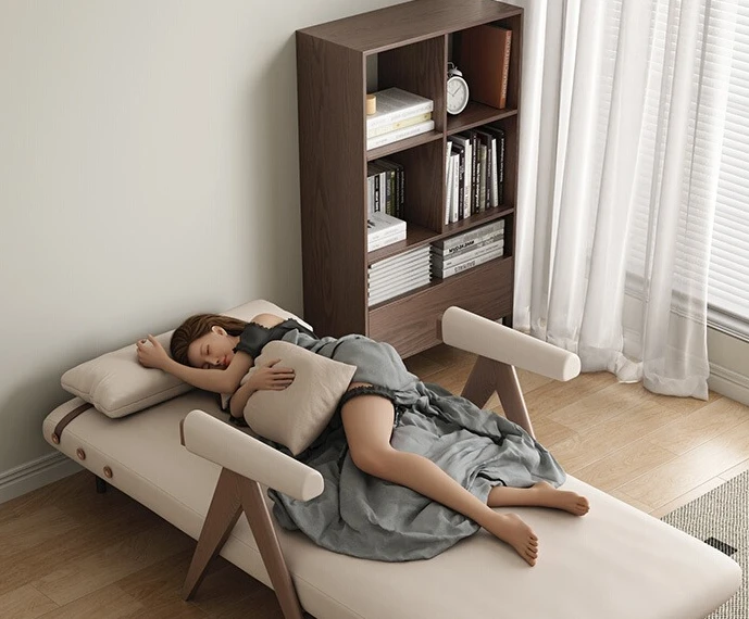 

Folding sofa bed dual-purpose multi-function small apartment Internet celebrity single bed household princess single sofa bed