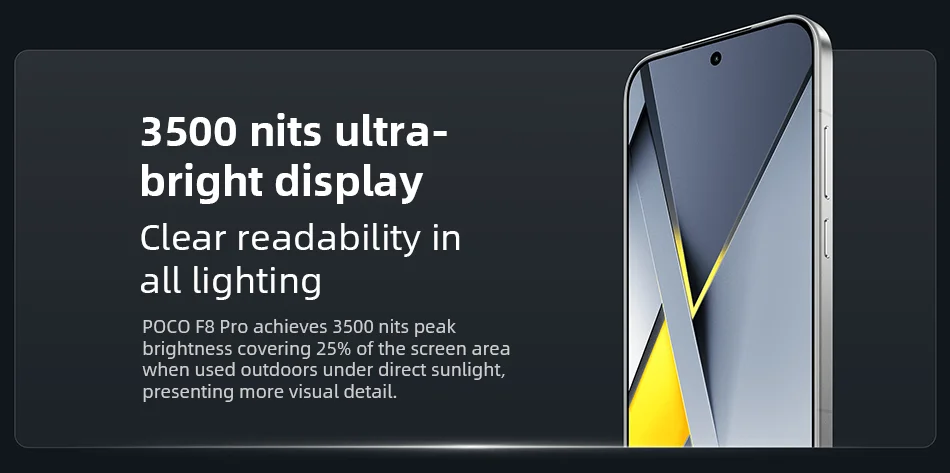 POCO F8 Pro 5G Mobile Phone Snapdragon 8 Elite 6210mAh Battery 6.59" 120Hz AMOLED Display 50MP Camera