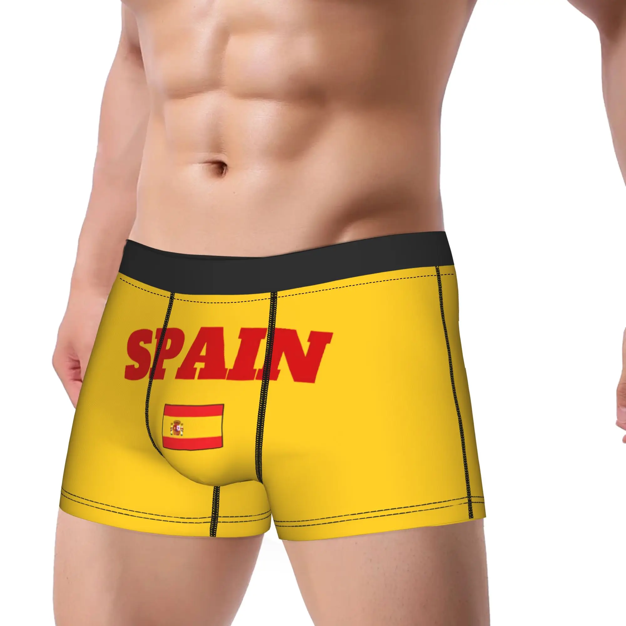 Spain and Flag Make Spain Great Again Boxers Funny Underwear  Boxer Shorts Gag Gift For Man