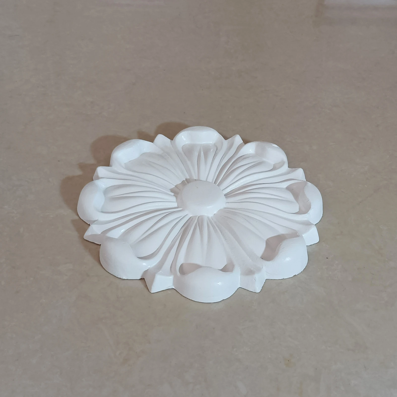 PU Polyurethane Applique Lintel Decoration European Style Ceiling Rose Decor Wall Moulding Portal Decorating Ornament Components