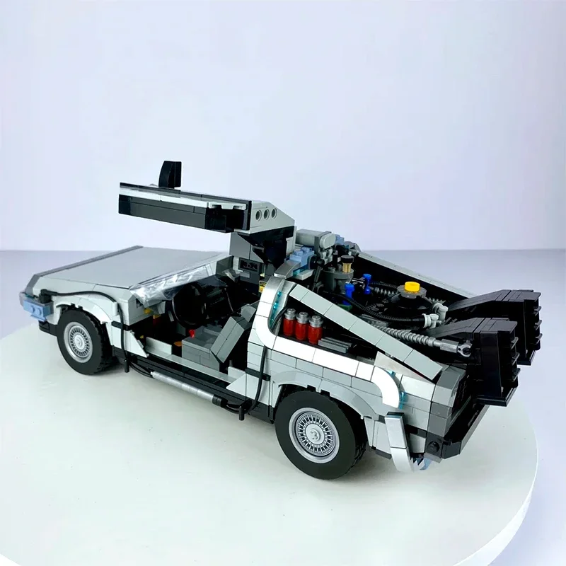 Blocs de construction techniques de retour vers le futur, 1872 pièces, modèle de véhicule, briques à assembler, jouets cadeaux pour enfants et adultes