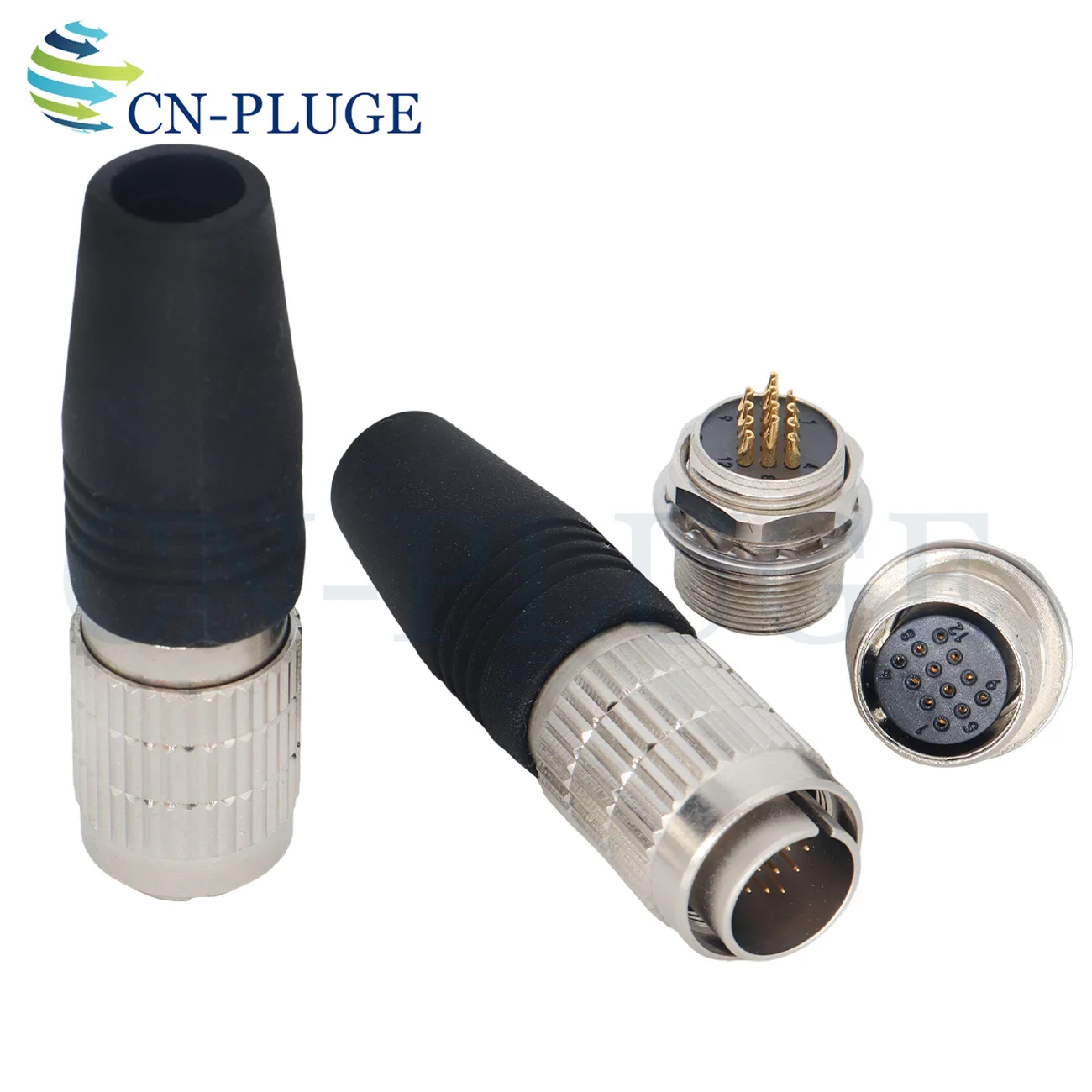 

Hirose Connector HR25-9TP-12P/HR25-9TR-12S/HR25-9TP-12S / HR25-9TR-12P Dustproof and Waterproof Industrial Signal Plug 12 Pin