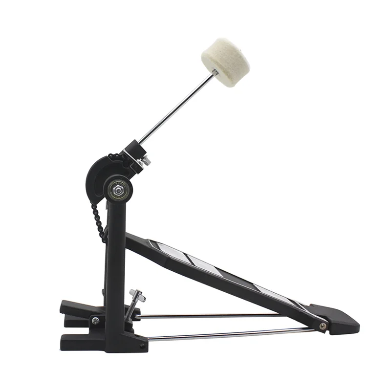 

Drum Set Single-Step Jazz Drum Pedal Bottom Drum Practice Step Hammer Double-Chain Step Hammer Percussion Instrument-ABJQ