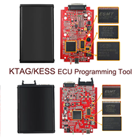 KTAG/KESS V2 Online Unlimited KESS 2.80 EU Red V5.017 KTAG V7.020 4 LED 2.53 OBD2 Car Diagnostic Tool OBD2 Tuning ECU Programmer