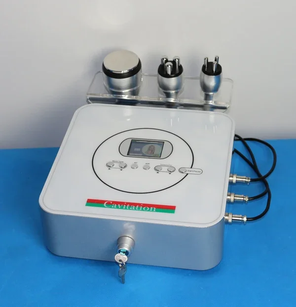 3 in 1 mini cavitation machine three pollor rf for face lifting and body slimming