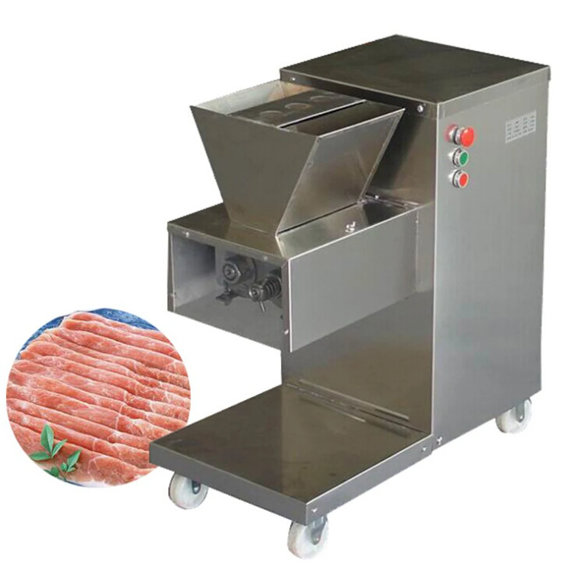 

QW Vertical Meat cutter machine 110v Restaurant meat slicer 800KG/hr Meat grinder