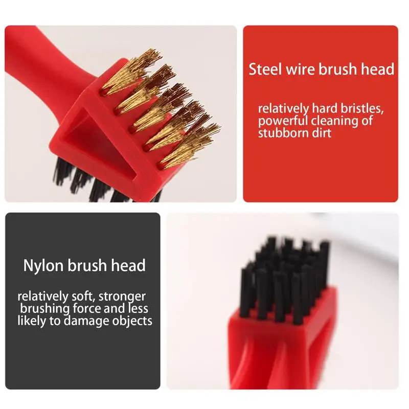 스토브 청소 브러시 ​​4 In 1 Grime Scrubber Brush (분리형 핸들 포함) 가정용 쿡탑 스크레이퍼 이중 재료 헤드