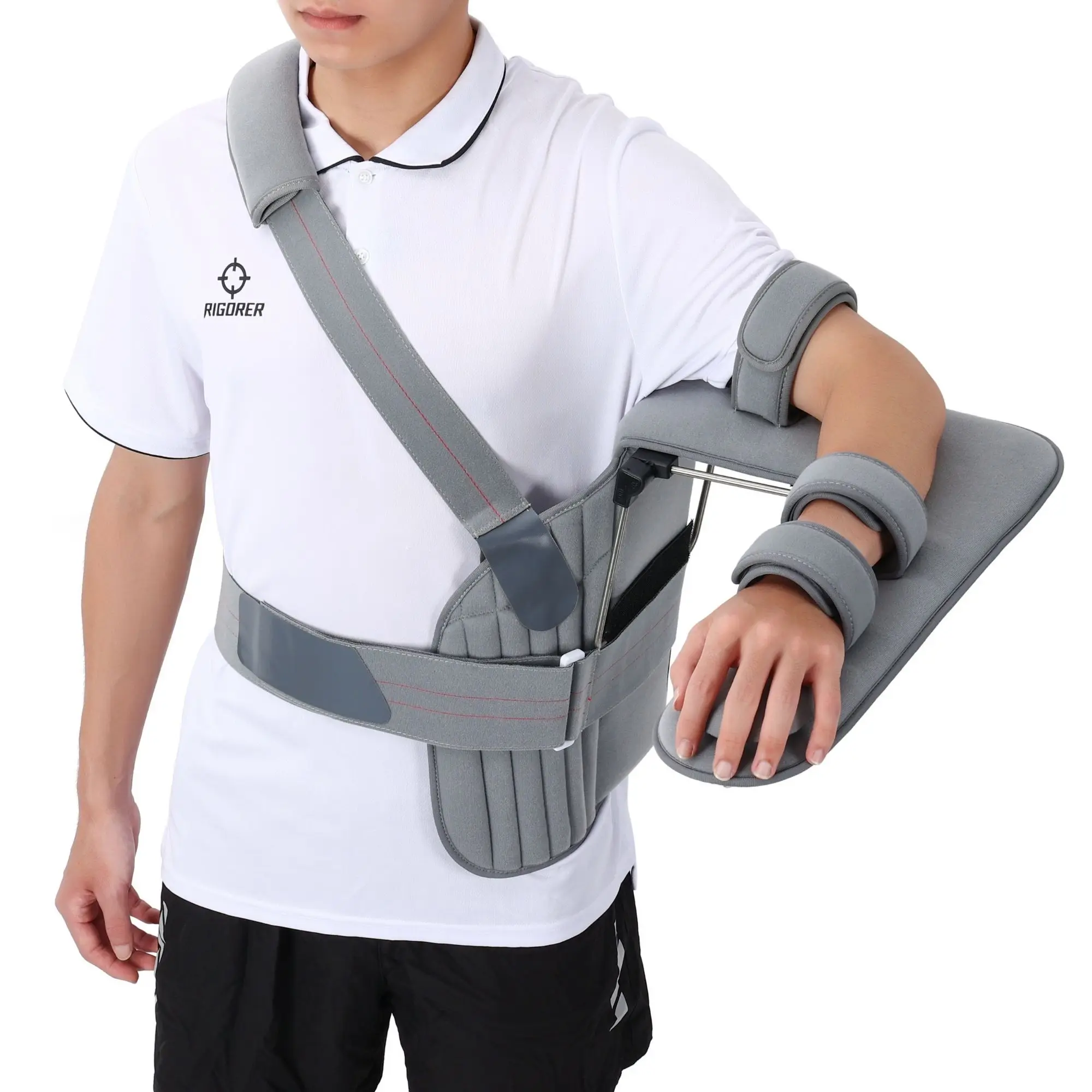 Shoulder Abduction Brace Bracket, Shoulder Fracture Abduction Fixation for Adult for Broken Fractured Arm Shoulder Humeral
