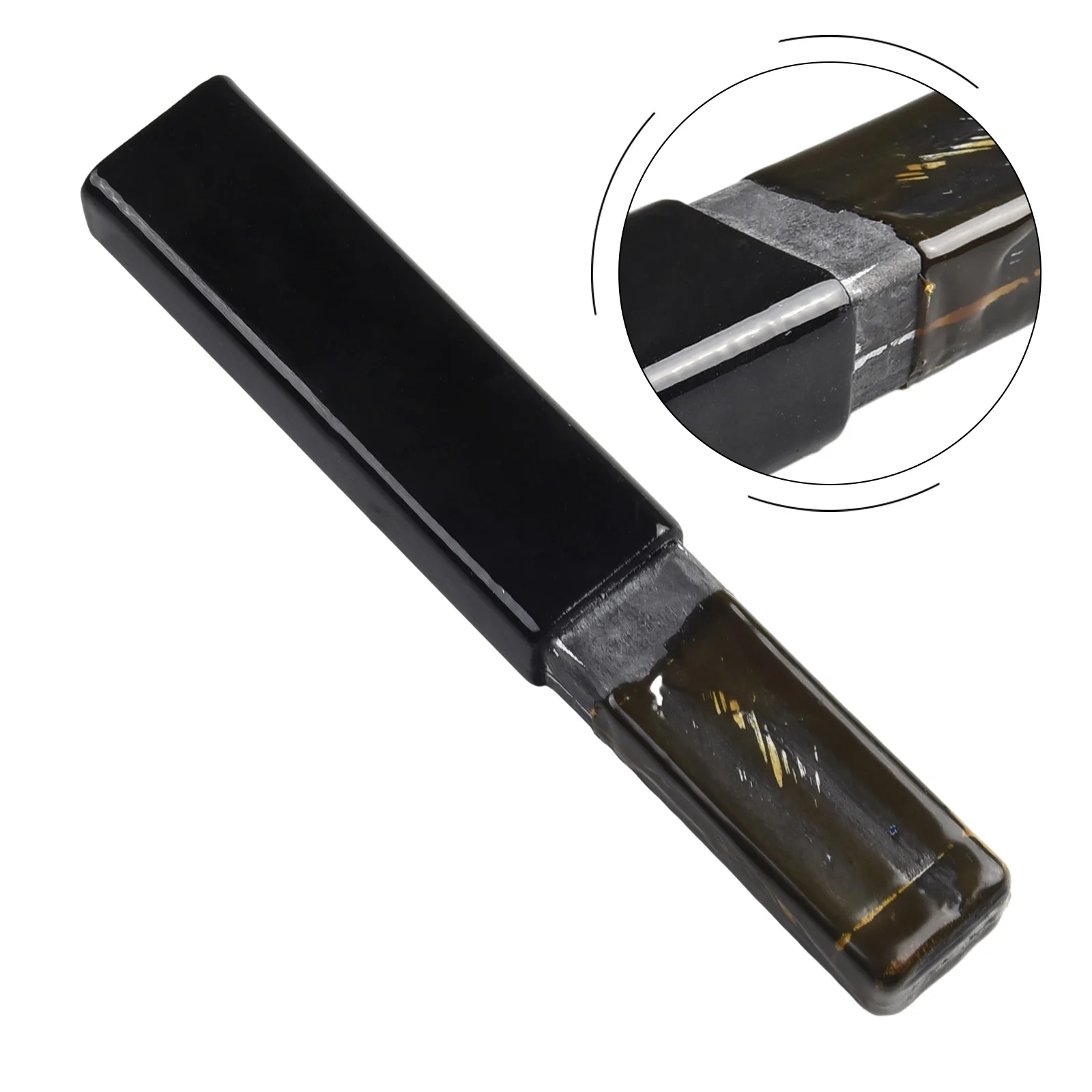 Ice Hockey Extension End 4 Inch Carbon Fiber Material with Heat Activated Glue for Easy and Secure Installation