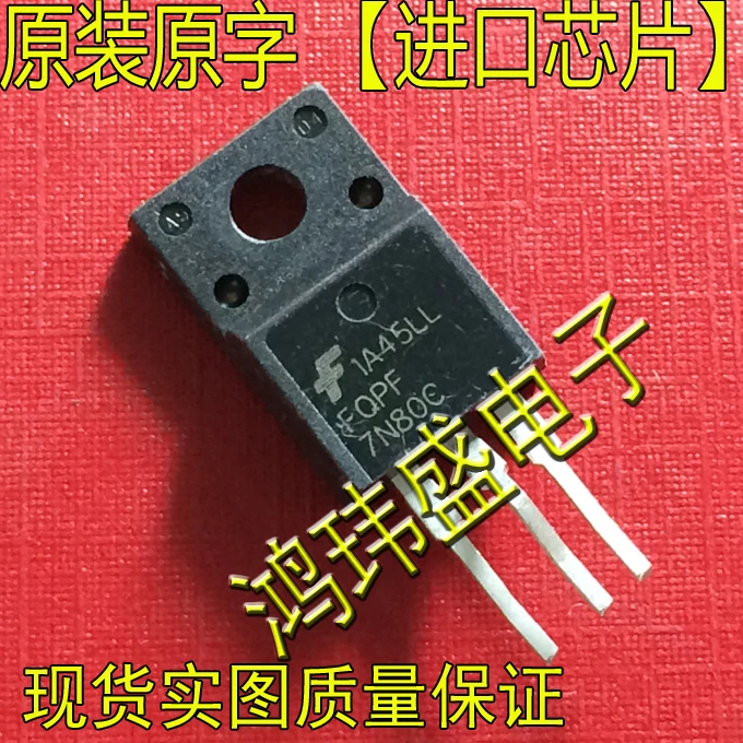 

30pcs original new FQPF7N80C 7N80C TO220F [Field Effect Transistor]