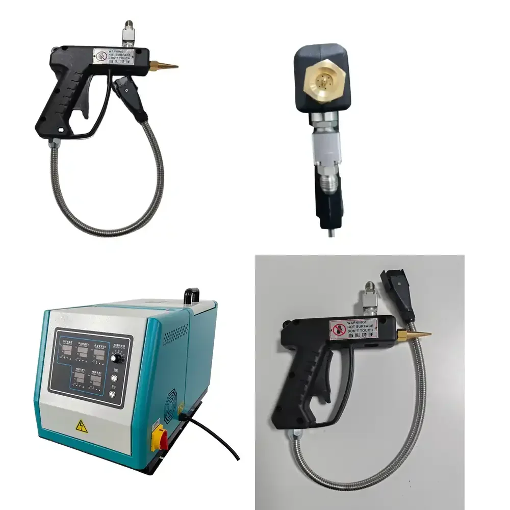 

Hand Tpye Hot Melt Glue Guns Glue Input Above Glue Sensor Ni120 /PT100/K-type Nordson Connector Dynatec Plug