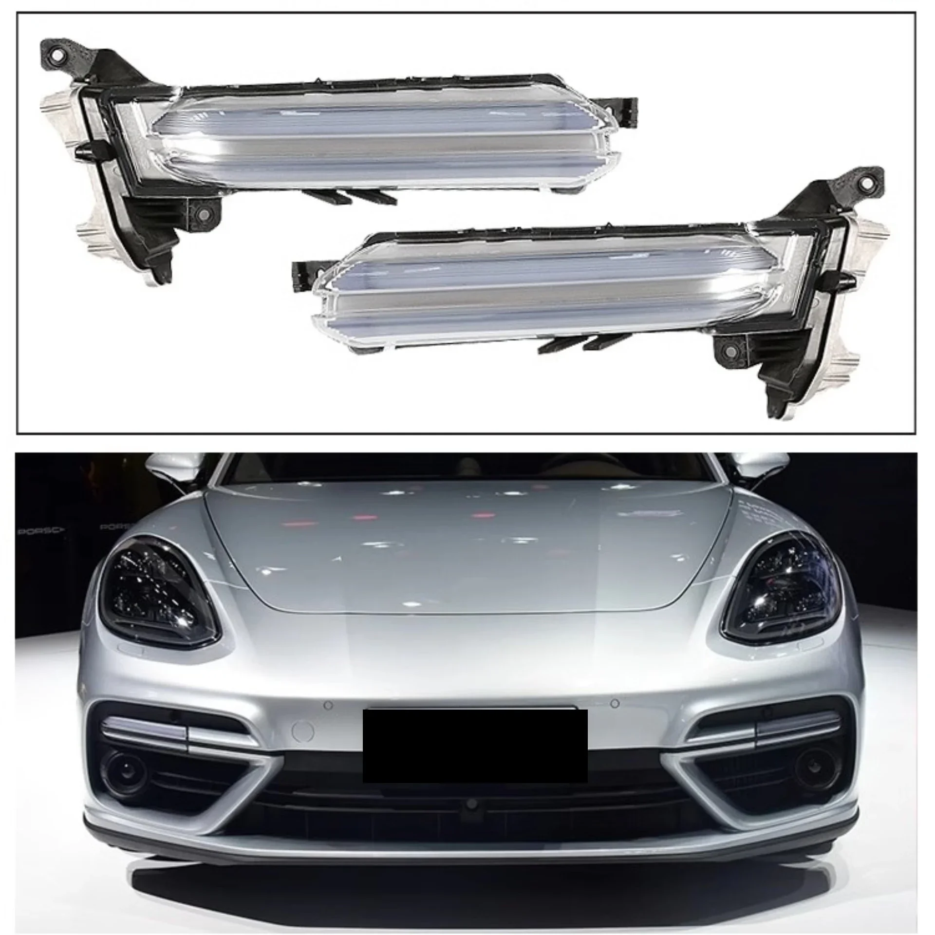 Body Kit Daytime Running Light for Porsche Panamera 2018-2020 GTS Front Bumper Light Car Accessories