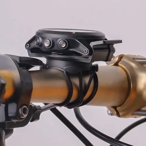 Imagen 2 del producto Soporte para velocímetro de bicicleta de 20/22/26mm, soporte extraíble para reloj de bicicleta, soporte para cronómetro de bicicleta QuickFit para Garmin