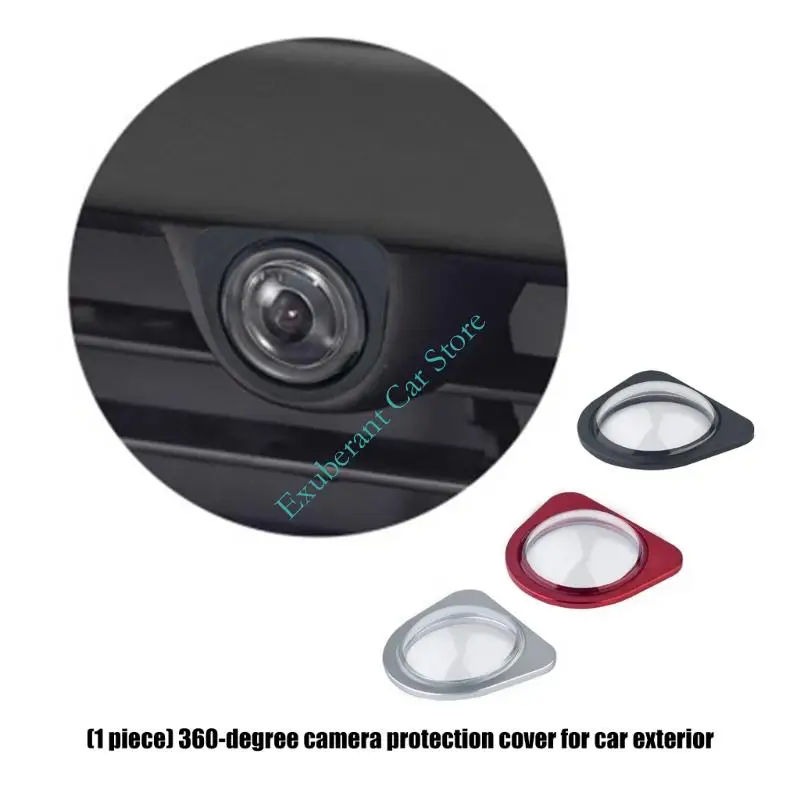 

360 Degree Car Camera Protective Cover with Shatterproof Glass & Rustproof Aluminum Frame Car Camera Lens Cover for Model YL